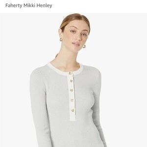 Faherty Mikki Henley sweater